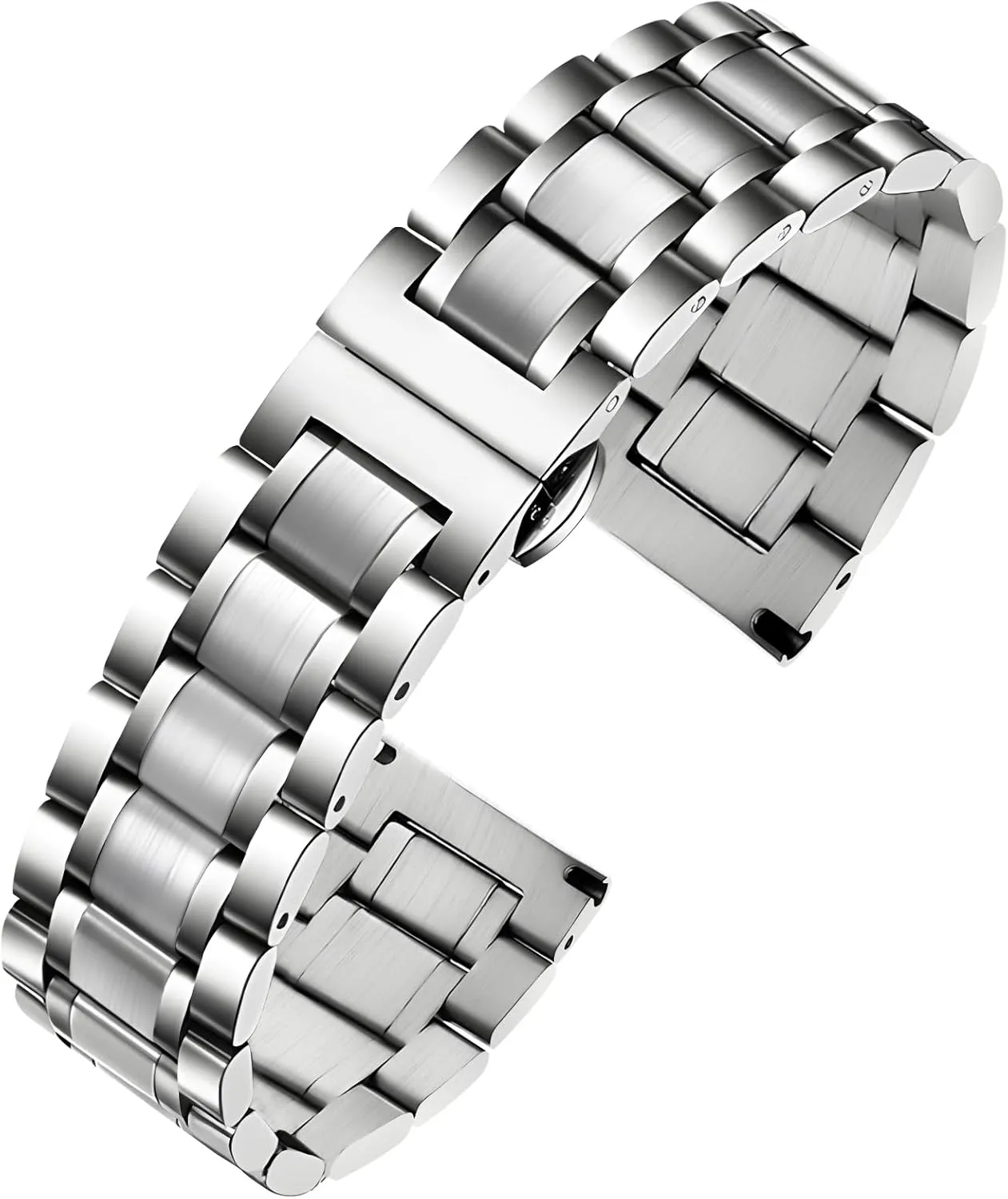 ... 20mm 22mm 24mm TStrap Metal Watch Band ?C Quick Release Watch Bands for bravery physiological expeditious Men Women - Stainless Steel Smart Watch Strap Bracelet Replacement Polished - 12mm 