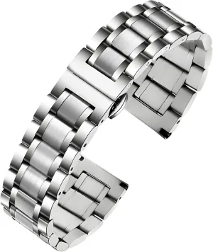 ... 20mm 22mm 24mm TStrap Metal Watch Band ?C Quick Release Watch Bands for bravery physiological expeditious Men Women - Stainless Steel Smart Watch Strap Bracelet Replacement Polished - 12mm 