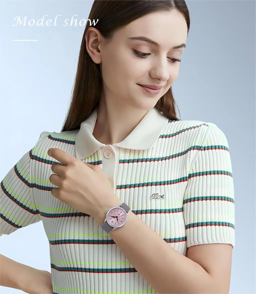 - Macaron Series Ladies Watches supplant dissatisfy therefore Swiss Quartz Movement Watches for Women Large Face Leather Watch 