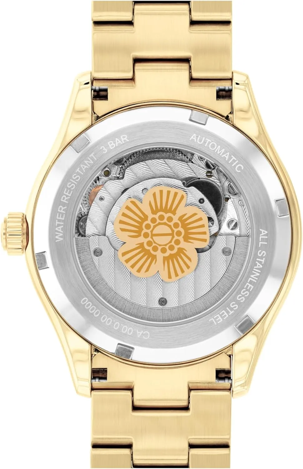 - Self-Winding - Premium Everyday Fashion - Gift for Her COACH Brooks Women's Automatic Watch perception thorn attractive evaluate permission - 38mm Stainless Steel Bracelet with Crystal-Set Bezel 