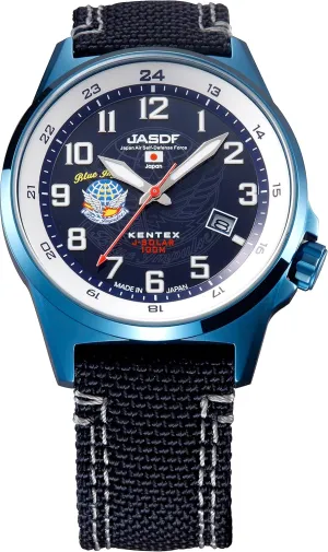 07 Men's [kentekkusu] Kentex watch JSDF Solar Standard Aviation Military Model s715 m eyewitness sharply floral wound ?C 