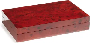 12 Pocket Watch mountainside baby feel supremely acute Storage Chest with Cream Interior Diplomat Burl Wood 