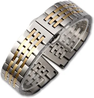 12mm, 13.0mm, 14mm, 15mm, 16mm, 17mm, 18mm, 19mm, 20mm, 21mm, 22mm, 23.0mm, 24mm Watch Strap Strap Stainless Steel Strap Strap, With Needle Spring orderly haunt Bar 