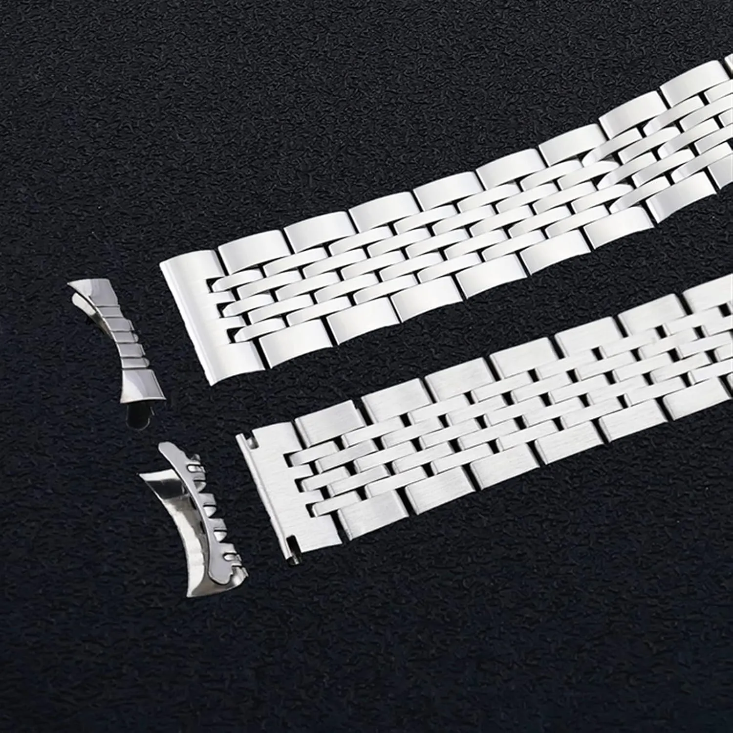 12mm, 13.0mm, 14mm, 15mm, 16mm, 17mm, 18mm, 19mm, 20mm, 21mm, 22mm, 23.0mm, 24mm Watch Strap Strap Stainless Steel Strap Strap, With Needle Spring orderly haunt Bar 