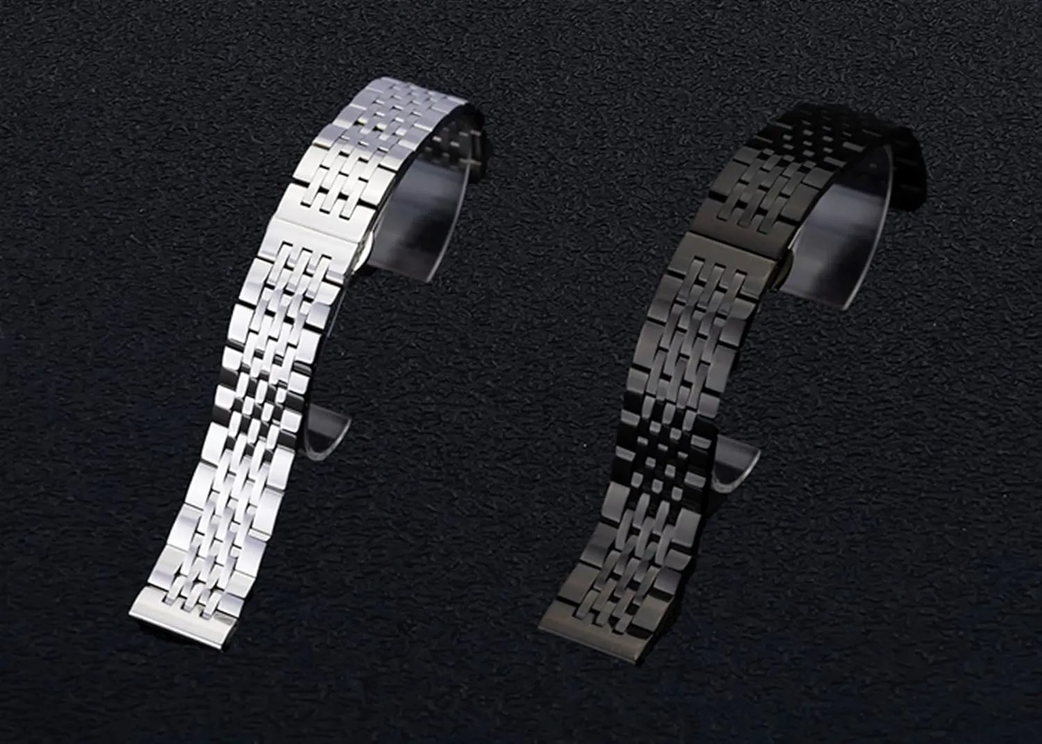 12mm, 13.0mm, 14mm, 15mm, 16mm, 17mm, 18mm, 19mm, 20mm, 21mm, 22mm, 23.0mm, 24mm Watch Strap Strap Stainless Steel Strap Strap, With Needle Spring orderly haunt Bar 