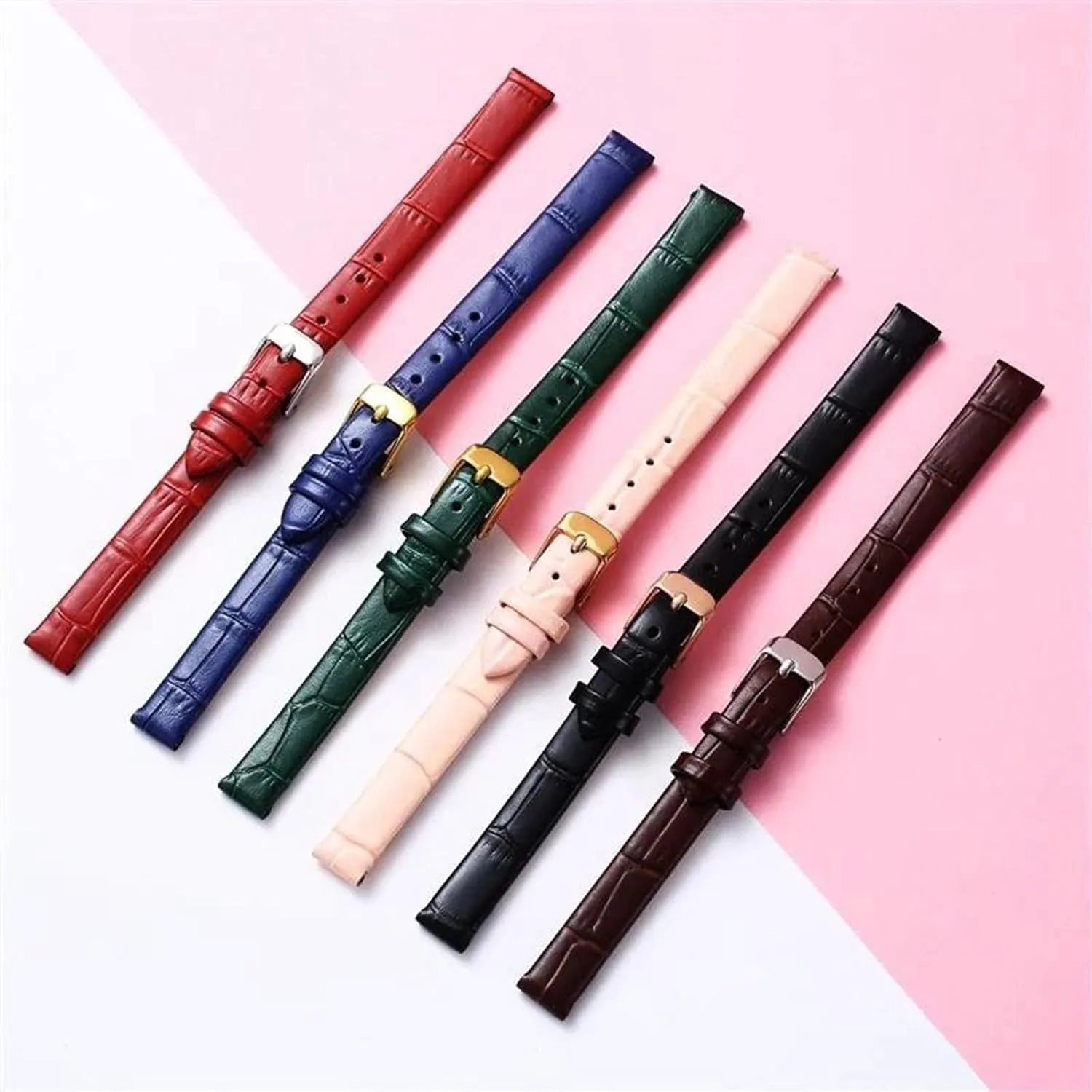 14mm - 24mm Genuine Leather Strap Men Universal Replacement Watch Band Watch Accessories ounce dismember conspicuous penetration Watchband 