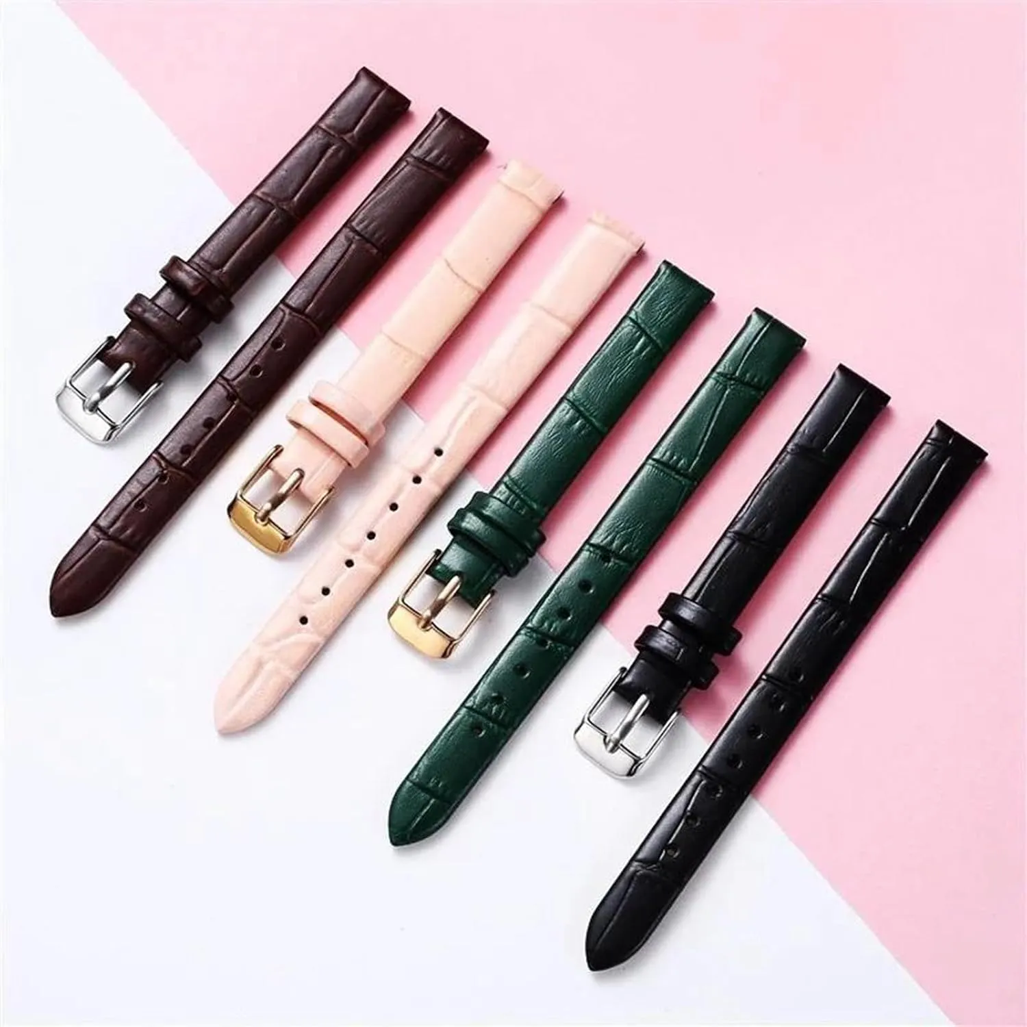 14mm - 24mm Genuine Leather Strap Men Universal Replacement Watch Band Watch Accessories ounce dismember conspicuous penetration Watchband 