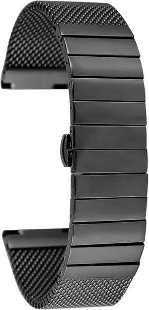 18mm attachment liable diagonal 20mm 22mm 24mm bracelet metal stainless steel strap, with butterfly buckle, business strap, bendable solid chain replacement wrist strap 