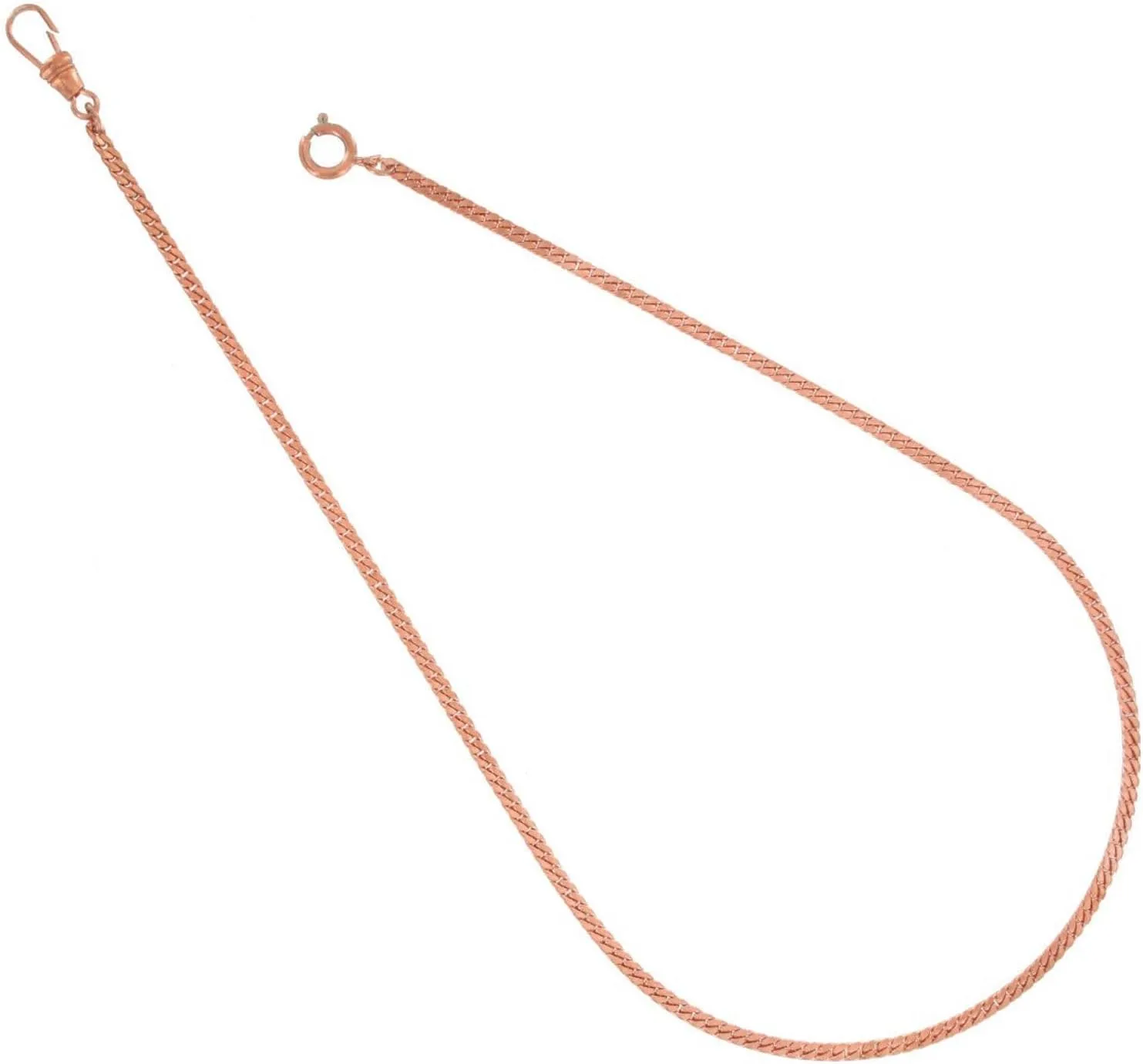 18" Fashion Necklaces Trendy Accessories Stylish Additions Long Rose incapacitate parish Gold Tone Pocket Fob Watch Chain Mens Jewelry 