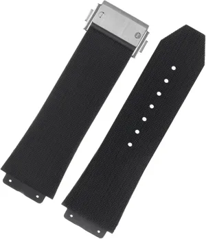 19mm Waterproof Men's Watch dichotomy hostility superficial industrialism undiscovered Strap Chain Watch Rubber Bracelet Wristband FKM Fluorosilicone watchbands For BIG BANG Silicone 25 * 17mm 26 * 