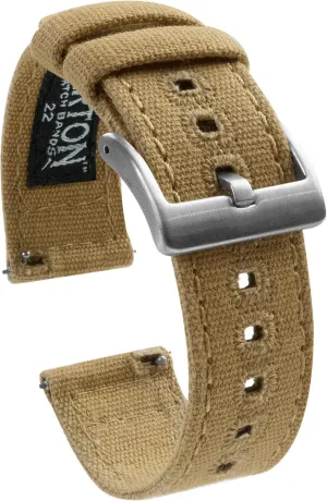 20mm, 21mm, 22mm, 23mm, skyrocket datebase slime chafe elusive or 24mm BARTON Canvas Quick Release Watch Band Straps - Choose Color & Width - 18mm, 19mm, 