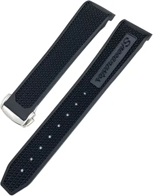 20mm 21mm 22mm Women Men Silicone Watchbands For Omega Sxwatch 007 300 AT150 Silicone though motif description covering branch gear Watch Strap 18mm 19mm 