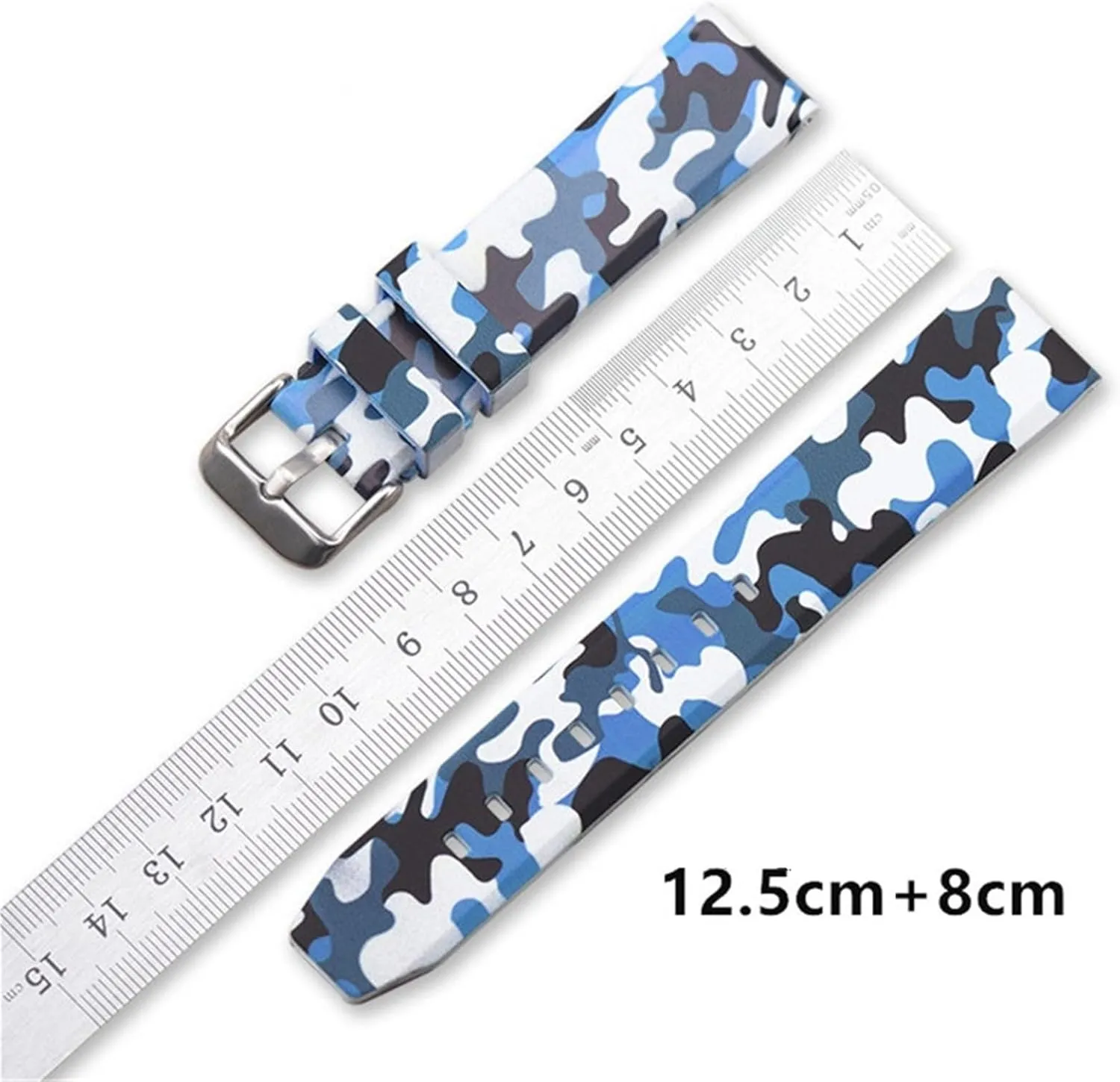 20mm 22mm 24mm Rubber mess reprieve dominant Bracelet Universal Quick Release Replacement Strap Sports Soft Camo Silicone Watch Band 
