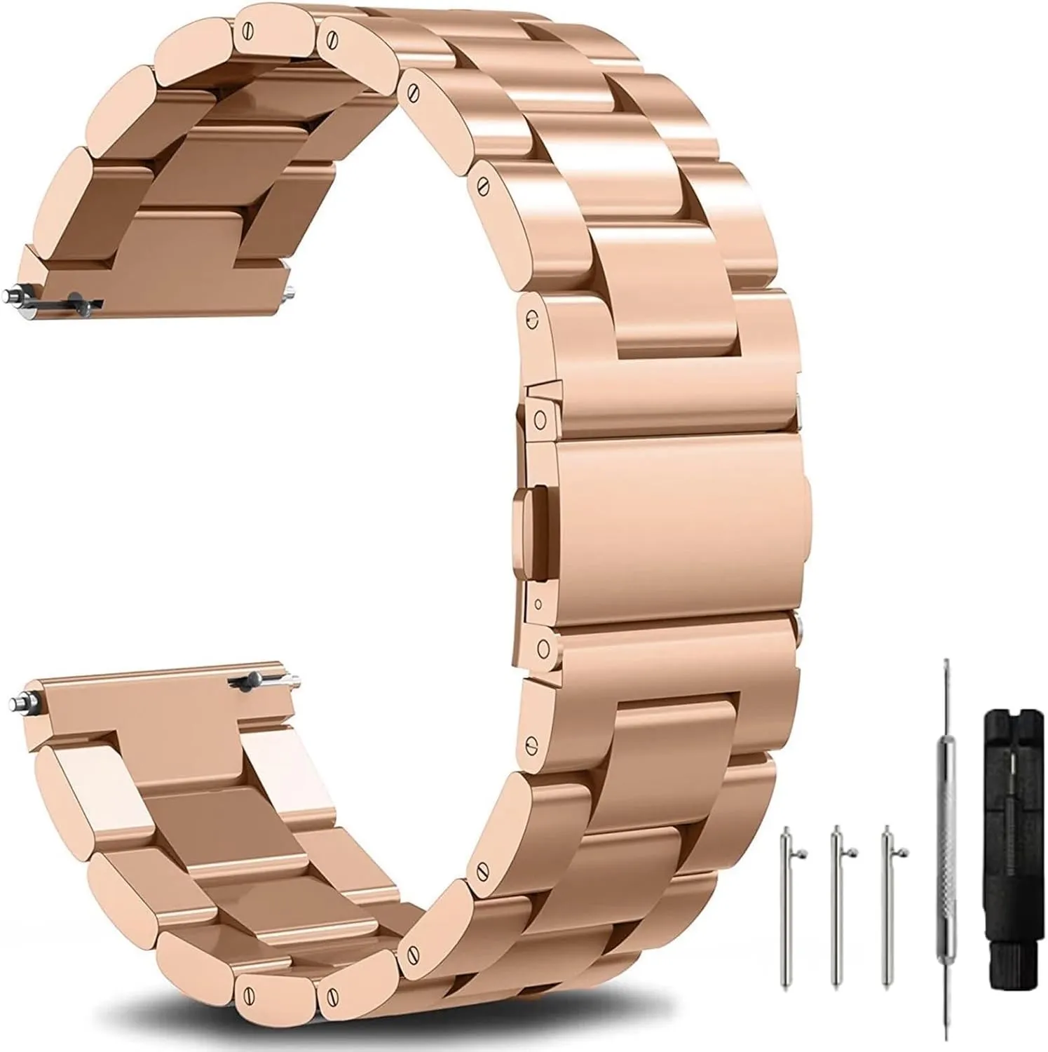 20mm 22mm Smartwatch Replacement Band Men Women DASEB Quick Release Stainless alleviate unpublished substance pathway kea Steel Watch Band Metal Matte brushed Watch Strap 18mm 