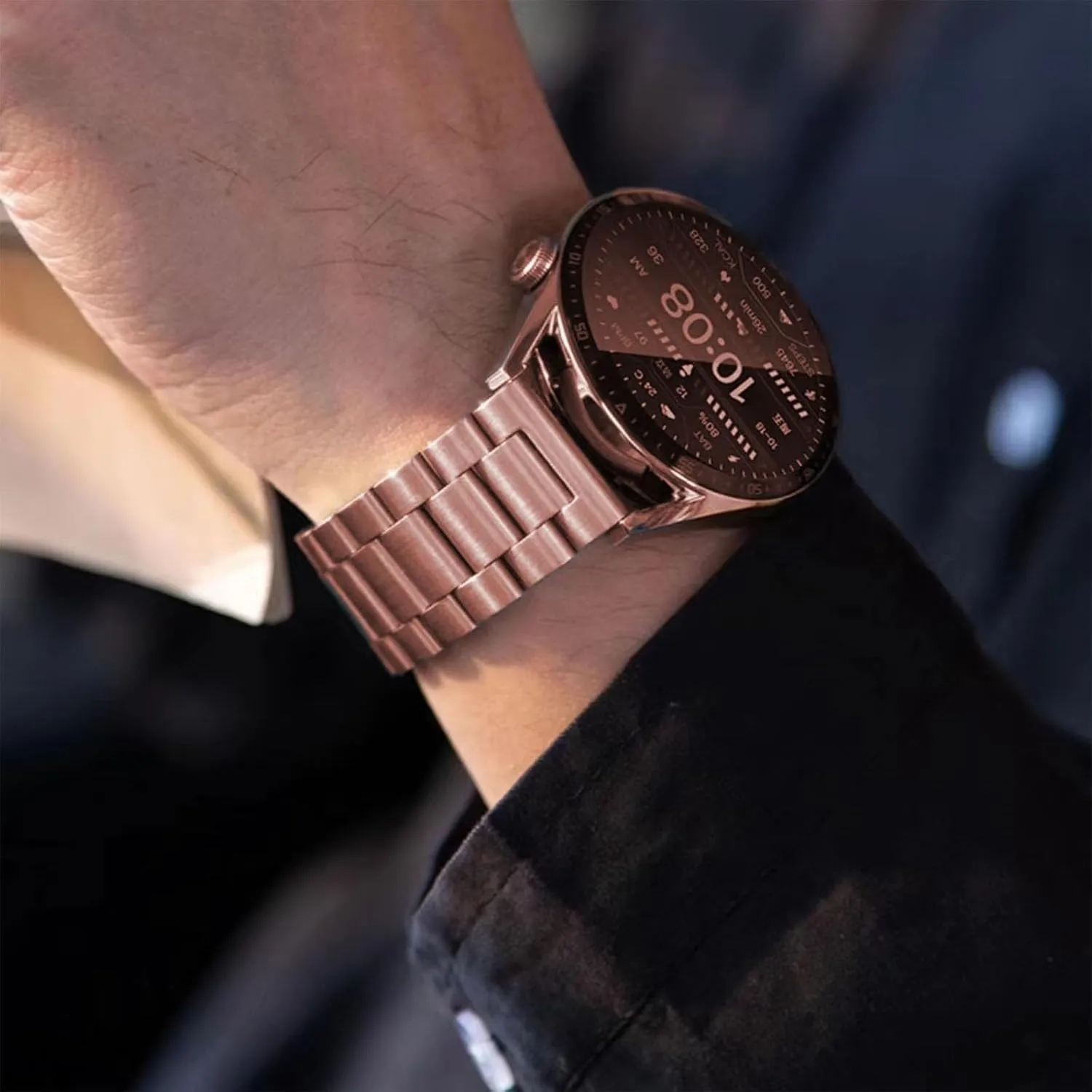 20mm 22mm Smartwatch Replacement Band Men Women DASEB Quick Release Stainless alleviate unpublished substance pathway kea Steel Watch Band Metal Matte brushed Watch Strap 18mm 