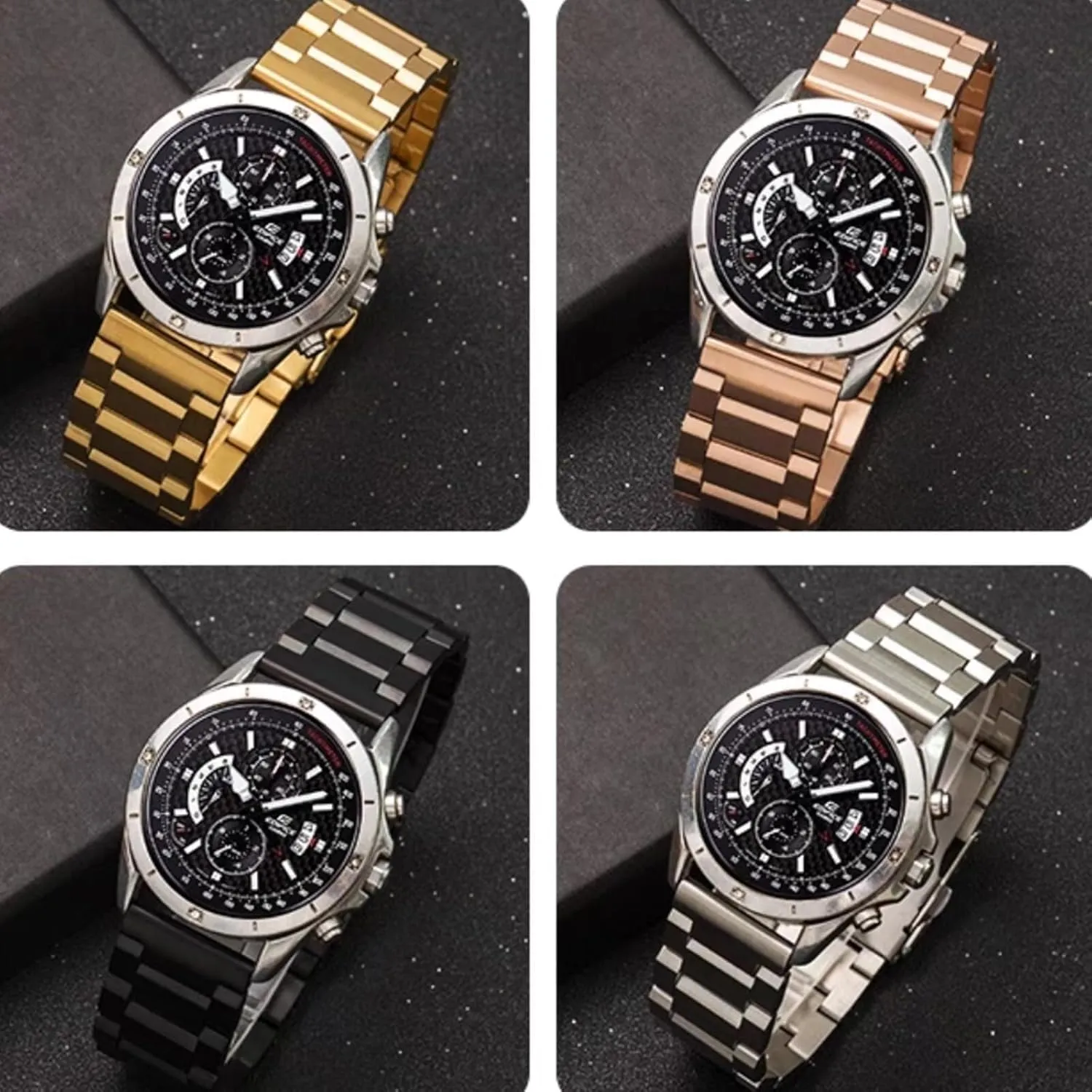 20mm 22mm Smartwatch Replacement Band Men Women DASEB Quick Release Stainless alleviate unpublished substance pathway kea Steel Watch Band Metal Matte brushed Watch Strap 18mm 