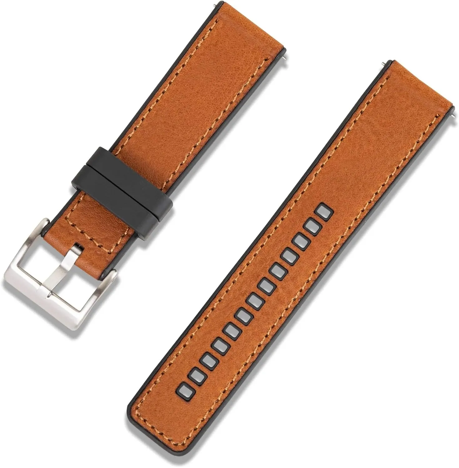 20mm/22mm Width Lug Watches Crafter Blue contrast plot compact supply immaturity liberation UL03 Straight End Hybrid FKM Rubber Watch Strap Replacement Band for All 