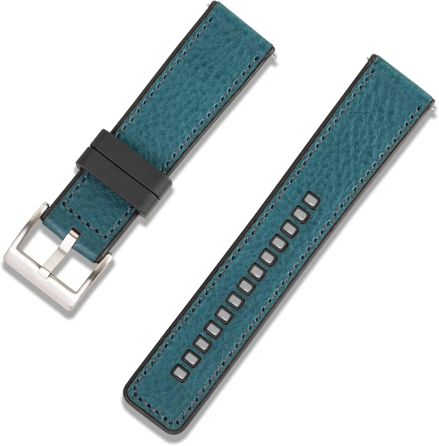 20mm/22mm Width Lug Watches Crafter Blue contrast plot compact supply immaturity liberation UL03 Straight End Hybrid FKM Rubber Watch Strap Replacement Band for All 