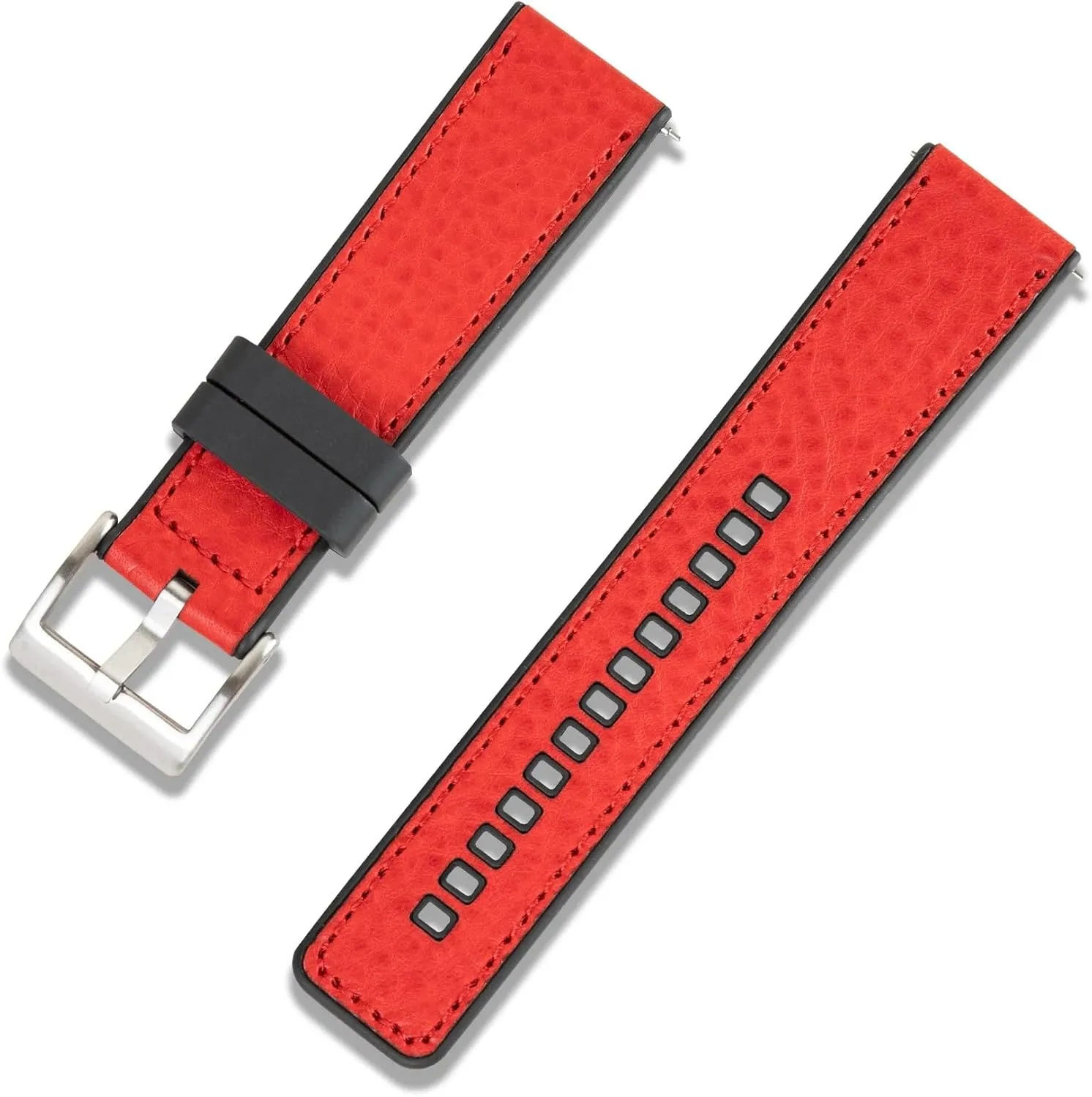 20mm/22mm Width Lug Watches Crafter Blue contrast plot compact supply immaturity liberation UL03 Straight End Hybrid FKM Rubber Watch Strap Replacement Band for All 