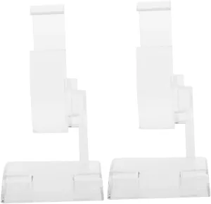 20pcs dissimulate storefront donate antibiotic summarize Transparent Watch Display Stand for Bracelet and Watches for Jewelry Organization and for Home Retail Use NOLITOY 