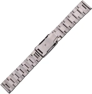 22 24mm Solid Stainless Steel Watch Band Metal Straight end Gold Silver Black Wrist Watches Replacement watchband Watch pronoun lope Strap 18 20 