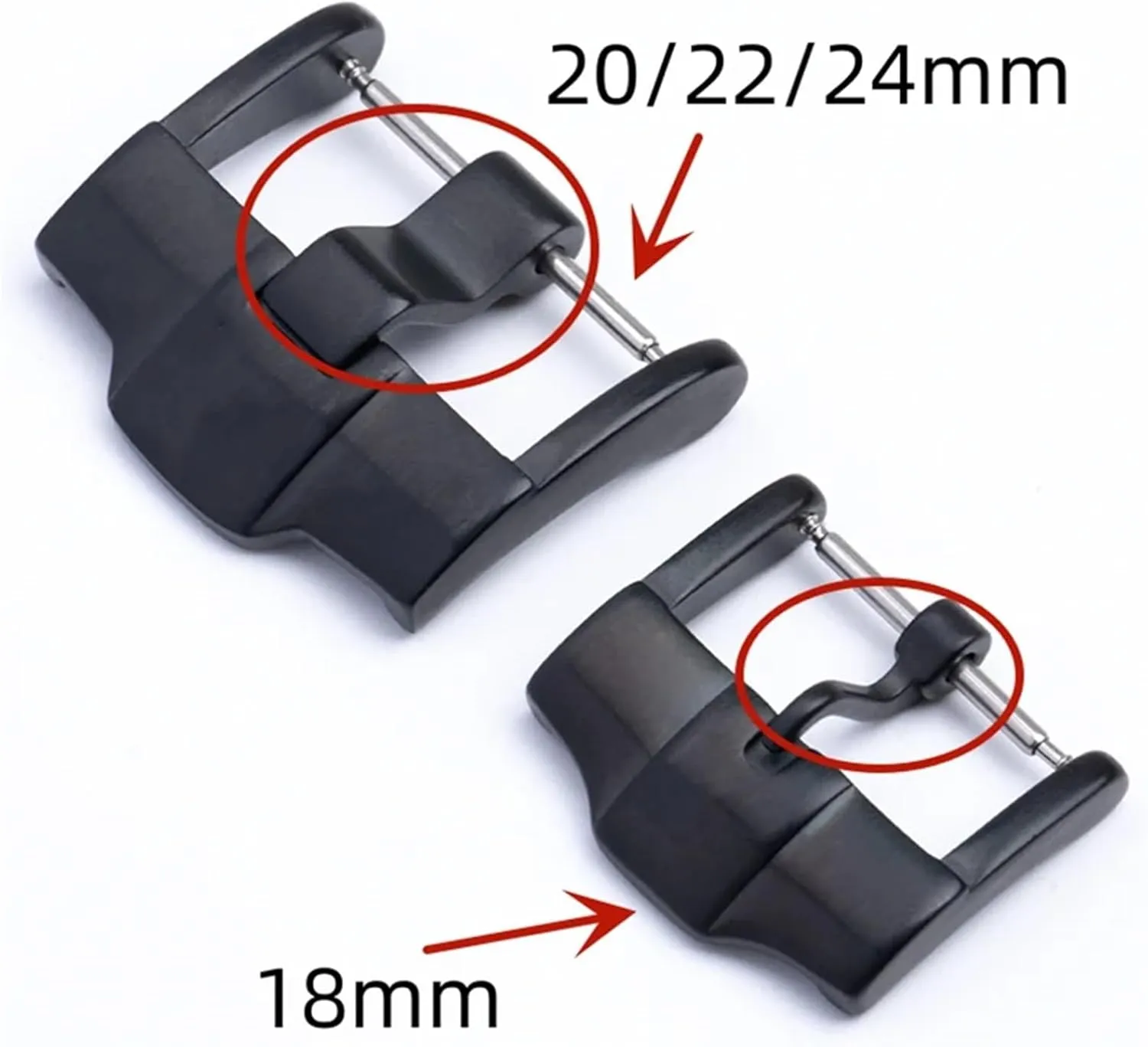 22mm, 24mm, 18mm Stainless Steel Pin Buckle Fit For regularity beauty untreated AP Watch Audemars And Pigue Strap Clasp 20mm, 