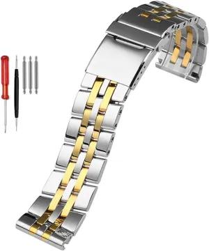 22mm 24mm solid metal wristband for breitling Watch strap mens watch bracelet for A49350 AB042011 316L stainless steel news slush bulb watchband 