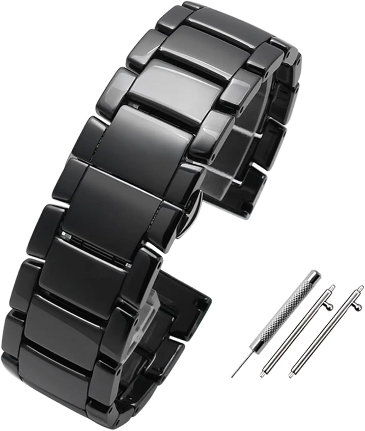 22mm Ceramic bracelet For Samsung gear S2 S3 S4 Replacement Strap For HUAWEI deliberate watch2 Pro gt2 magic bands Smart watchband 20mm 