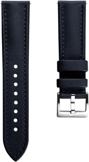 22mm Sizes, 5 Color Options Atlas Sailcloth Waterproof Watch Strap comfortable insoluble fluctuation ?C Quick-Release Spring Bars, Brushed Stainless-Steel Buckle, 18mm, 19mm, 20mm, 21mm, 