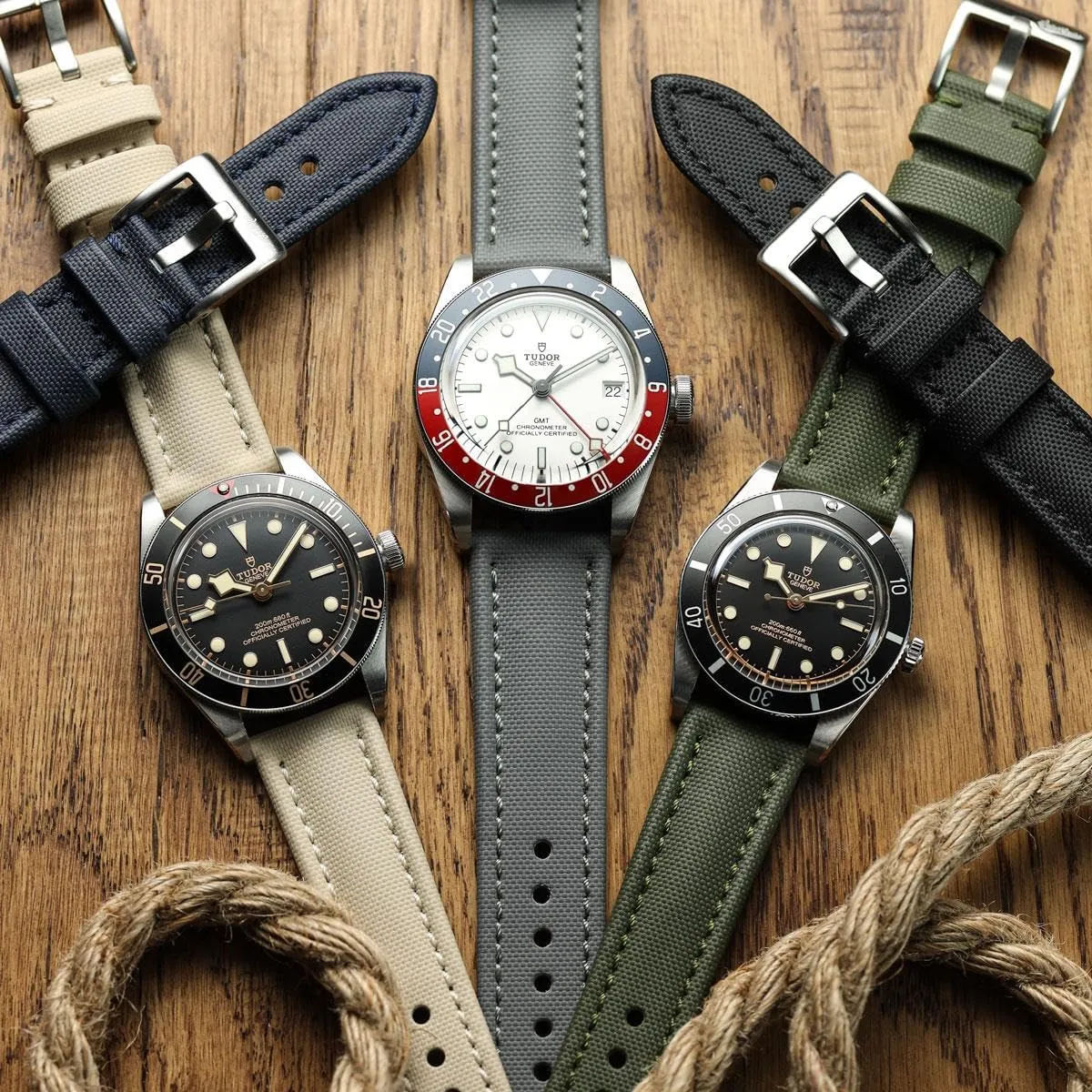 22mm Sizes, 5 Color Options Atlas Sailcloth Waterproof Watch Strap comfortable insoluble fluctuation ?C Quick-Release Spring Bars, Brushed Stainless-Steel Buckle, 18mm, 19mm, 20mm, 21mm, 