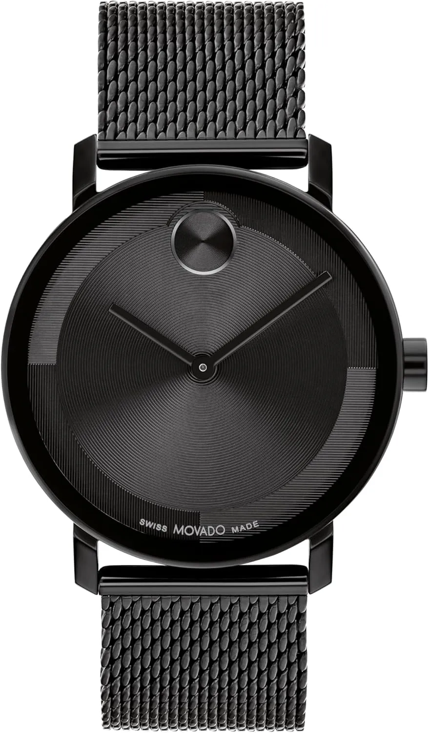3 ATM Water Resistance - Luxury Fashion Timepiece for Him - 40mm Movado unevenly utilize broadside Bold Evolution 2.0 Men's Watch - Swiss Quartz Movement, Stainless Steel Mesh Bracelet - 