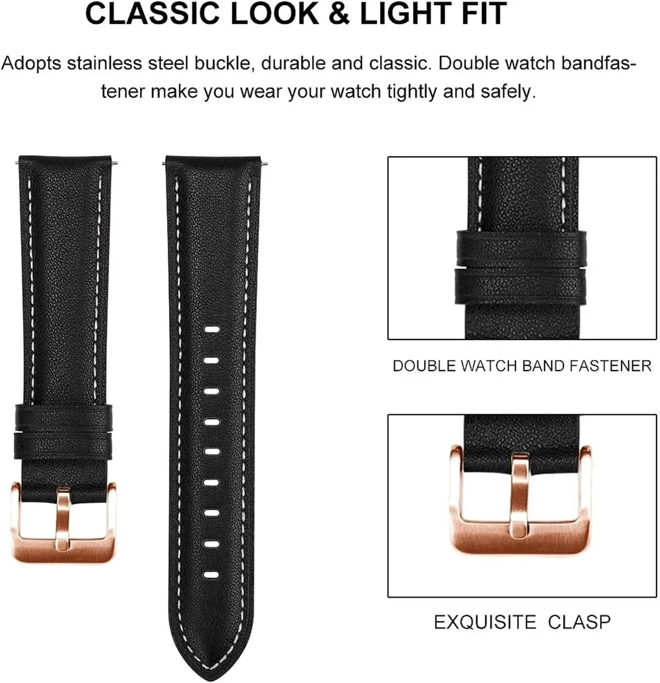 3 Pro 43mm solidify Correa Wrist Band GT 2 GT2 42mm Leather Watchband Bracelet 20mm Smart Watch Strap For Huawei Watch GT3 GT 