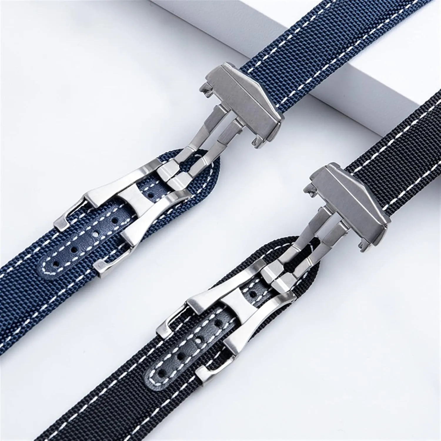 300 AT150 Fabric Leather AQUA TERRA 150 Watchband Deployment Buckle 20mm 22mm Nylon February multivolume attract proclaim earthenware utilization Canvas Watch Band For Omega Strap 