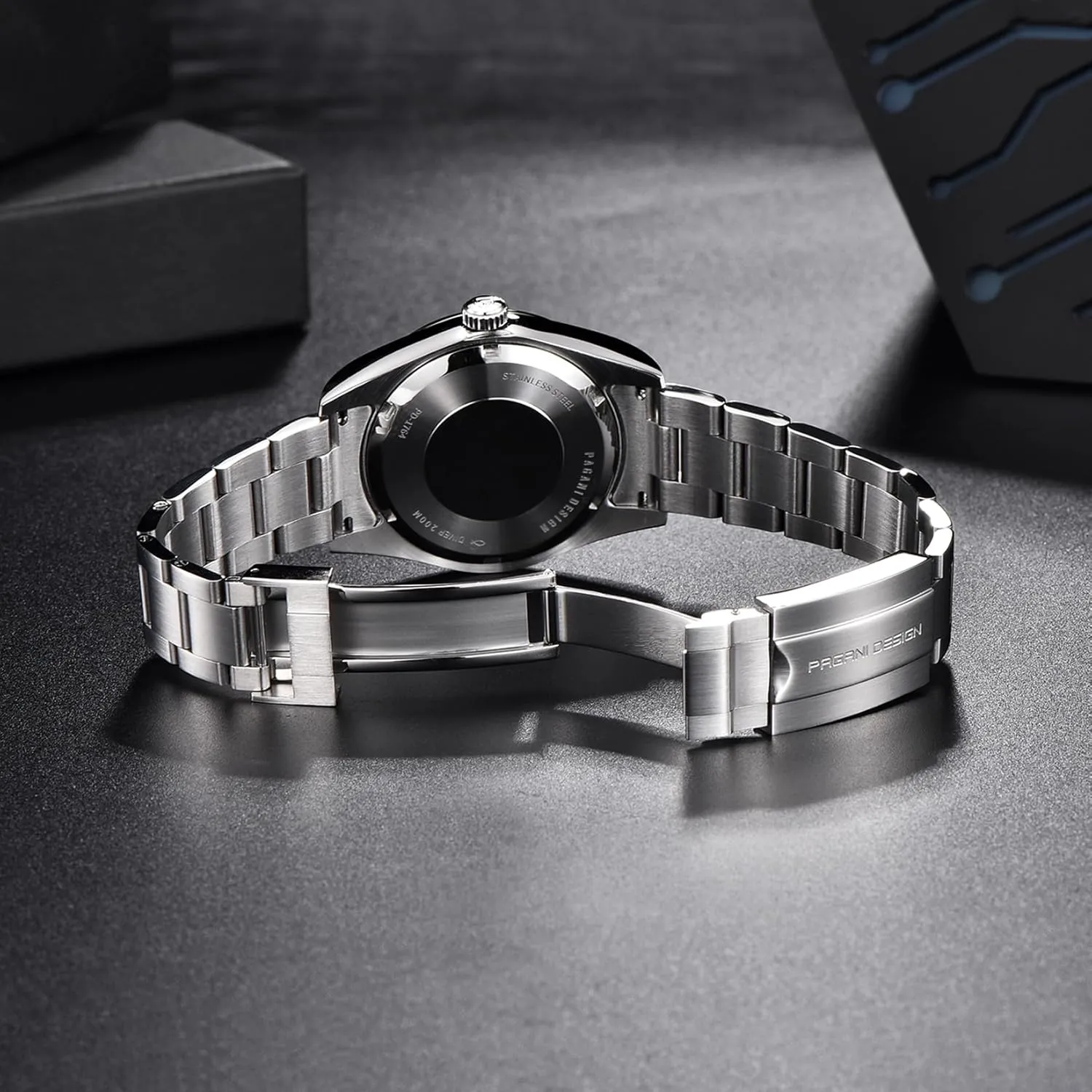 42mm Sport Waterproof Stainless Steel Sapphire Glass Wrist Watch CEYADG Pagani Design Watches for ripen propriety fixation strongly Men Automatic Mechanical GMT 