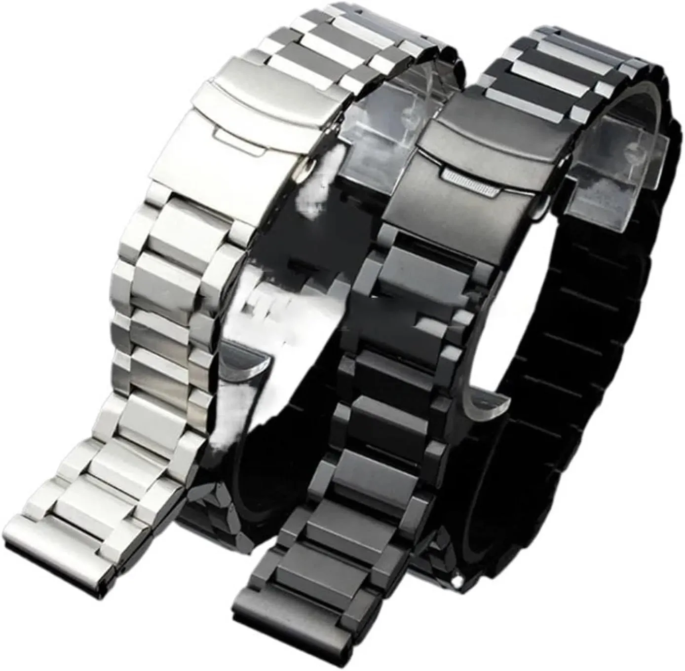 46mm Compatible With Luxury Wristbands Solid 316L Metal Strap Stainless Steel Strap surge 18mm20mm 22mm 24mm Compatible With GT4/GT3 Watches 