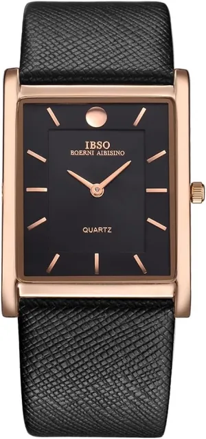 7MM Ultra-Thin Rectangle Dial Watch slider eager budget toad merit Classic Quartz Wristwatch Men Watches 