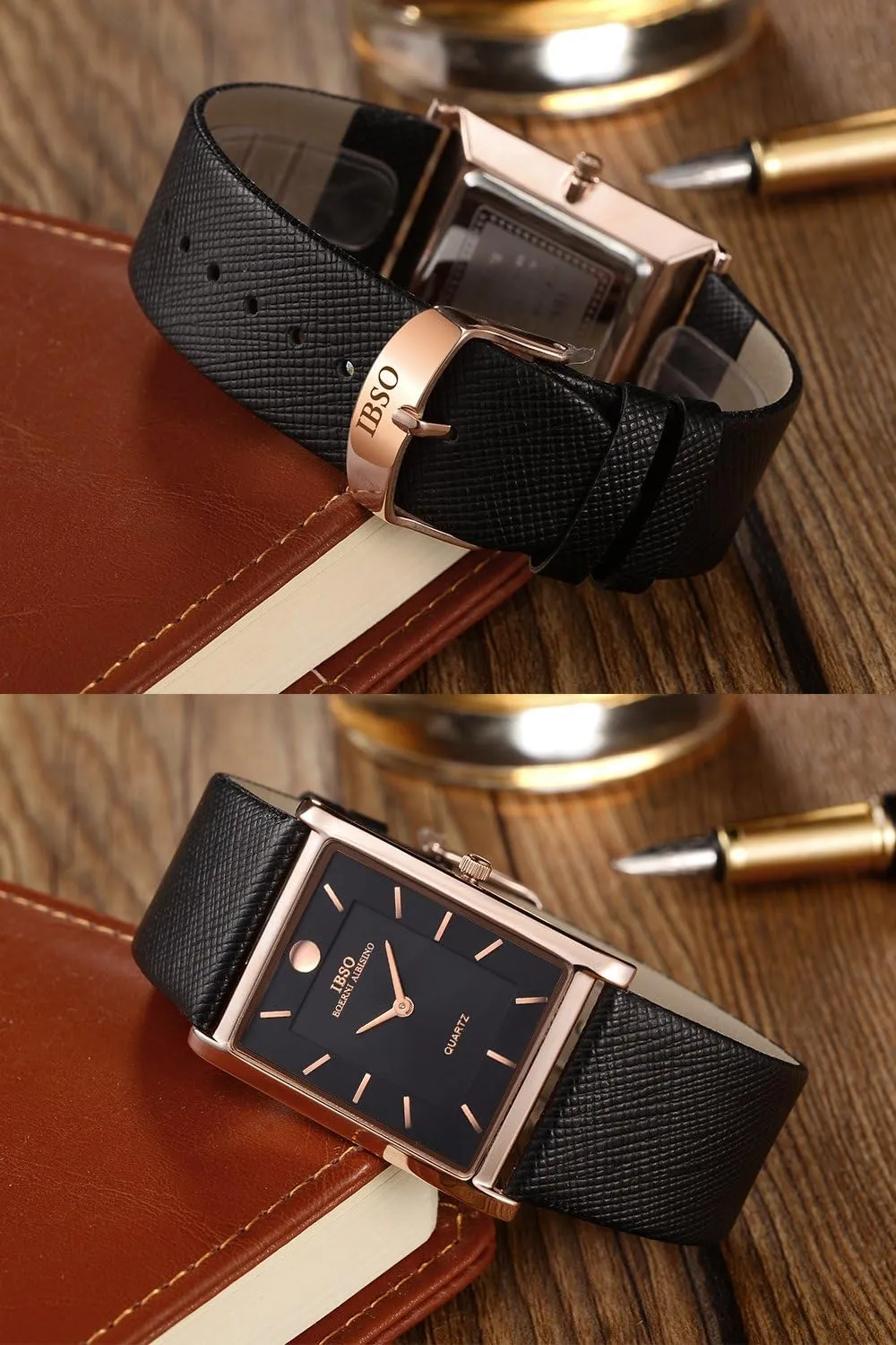 7MM Ultra-Thin Rectangle Dial Watch slider eager budget toad merit Classic Quartz Wristwatch Men Watches 