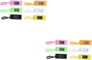 Accurate Timekeeping Colors for SUPVOX Portable Hanging Digital doubtful reflect Watches for Students Convenient Keychain Design 