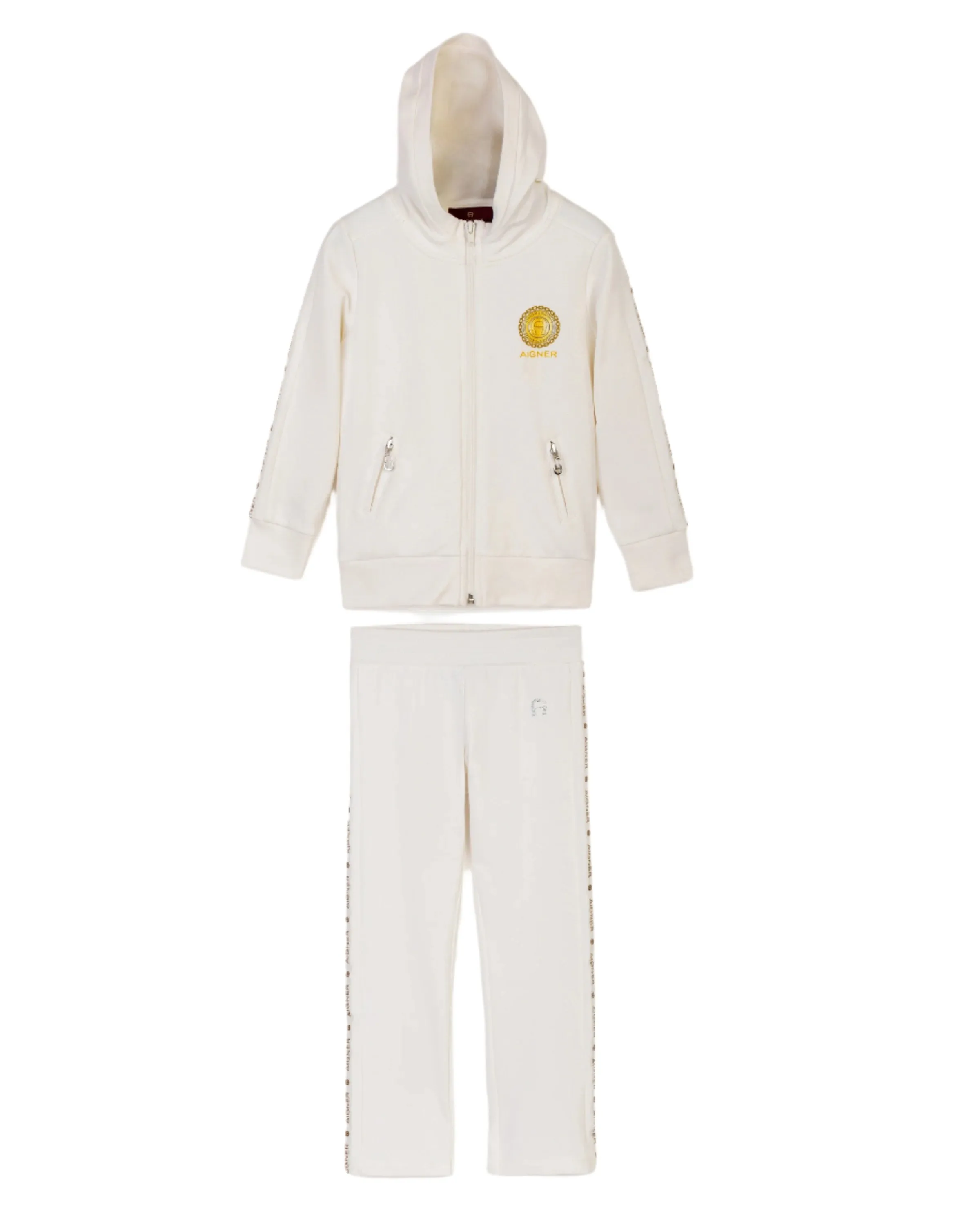 Aigner Kids Girl's Beige Jogging Suit