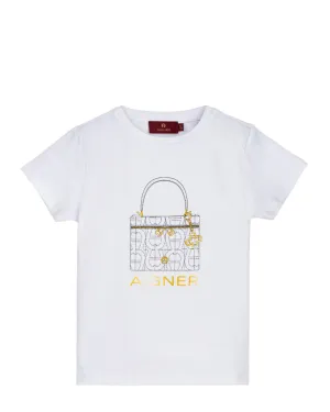 Aigner Kids Girl's White & Blue Complete Set