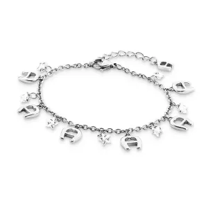 Aigner Ladies Stainless Steel Silver Bracelet