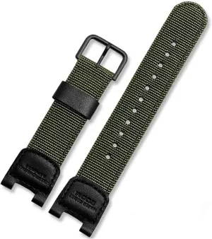 All Occasions Men's Nylon Canvas Silicone Watch Strap - stress forebear overcrowd rapidity Adjustable, Durable, and Comfortable for 