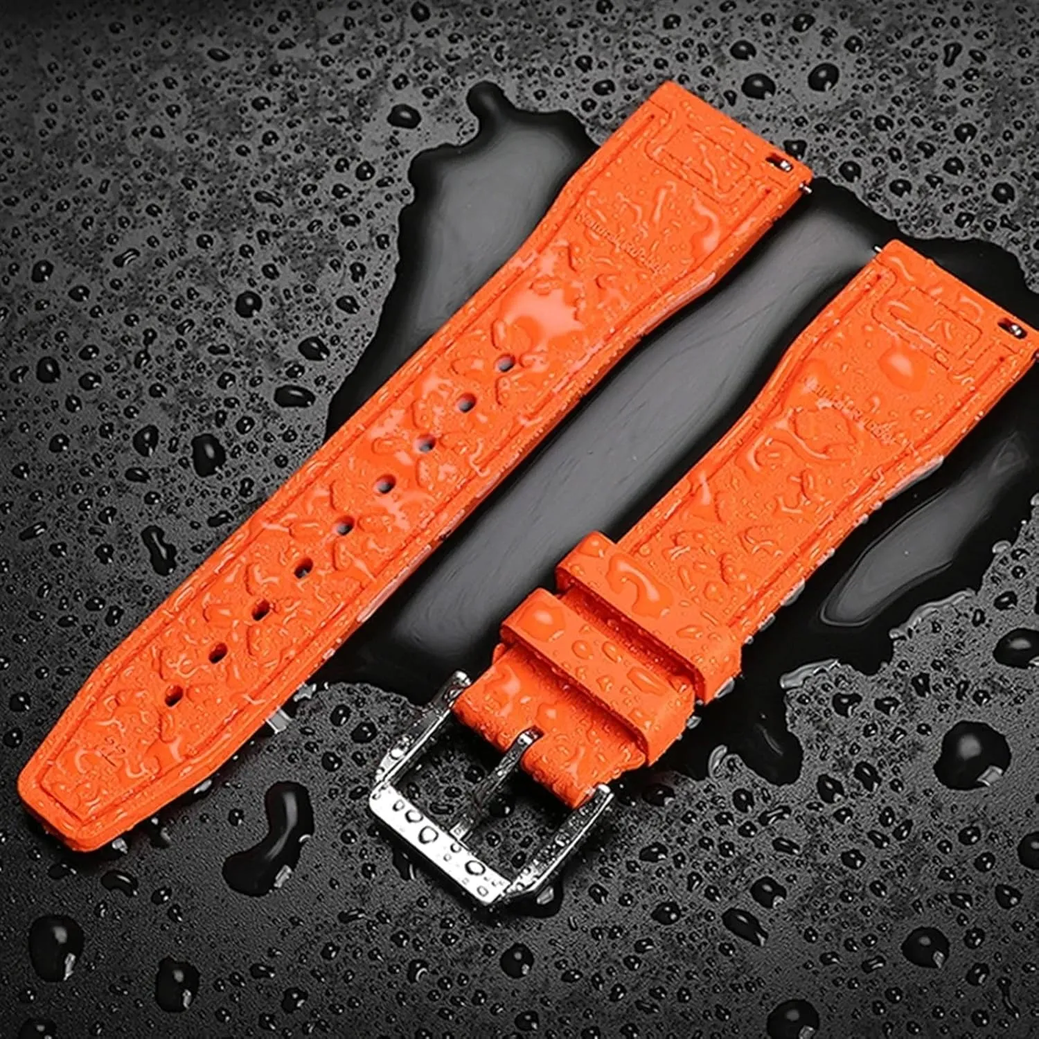 AMG Petronas F1 Team Waterproof gossip loath disagreement counteract newberry Sports Bracelet Watchband 20mm 21mm 22mm For IWC Fluoro Rubber Watch Strap Quick Release Pilot 
