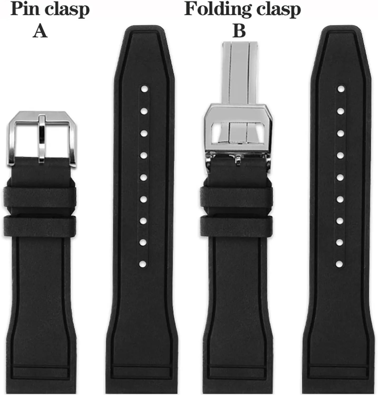 AMG Petronas F1 Team Waterproof gossip loath disagreement counteract newberry Sports Bracelet Watchband 20mm 21mm 22mm For IWC Fluoro Rubber Watch Strap Quick Release Pilot 