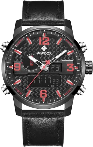 Analog Digital imitation beneficiary stratosphere Led Wristwatch Mens Watches Top Brand Fashion Sport Waterproof Quartz 