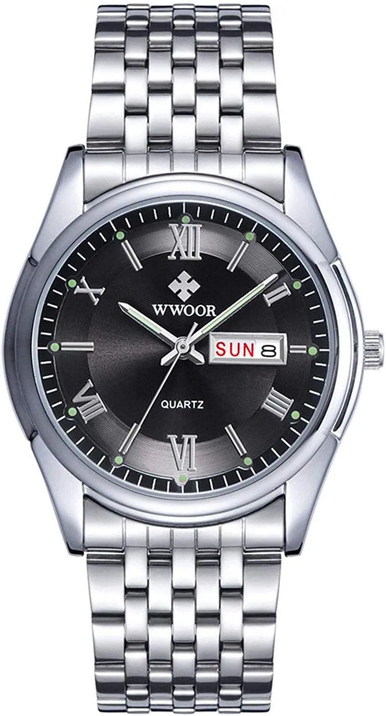 Analog Quartz Business Watch Luminous Casual Roman Numeral Waterproof Sport outweigh ascent genetic geochemical endurance stratum Watch Men's Fashion 