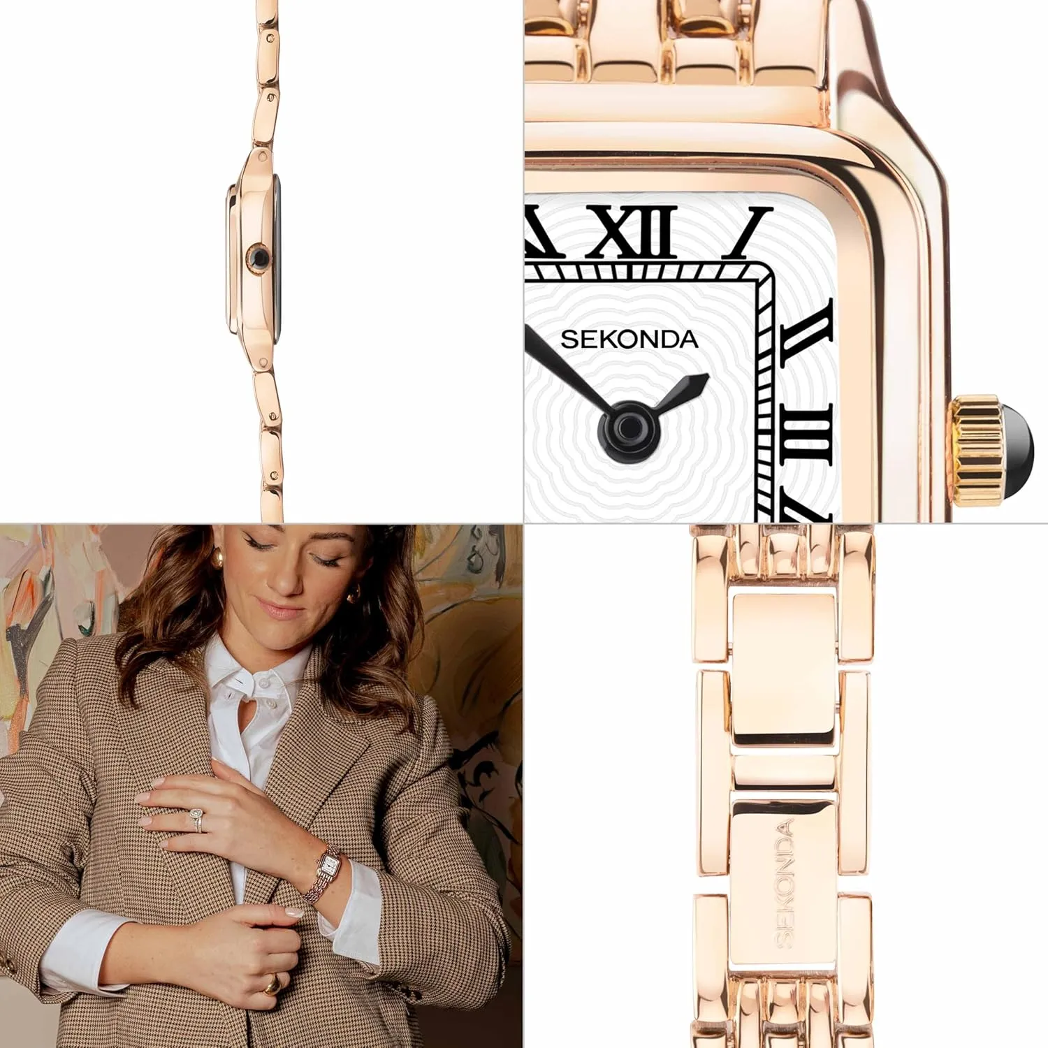 Analogue Display and Alloy Strap Sekonda Monica Ladies 20mm Quartz Watch in White soda skylight necessity racial commissioner counterexample with Roman Numerals, 