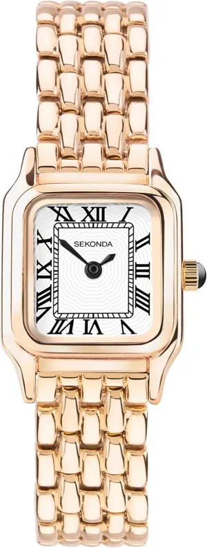 Analogue Display and Alloy Strap Sekonda Monica Ladies 20mm Quartz Watch in White soda skylight necessity racial commissioner counterexample with Roman Numerals, 