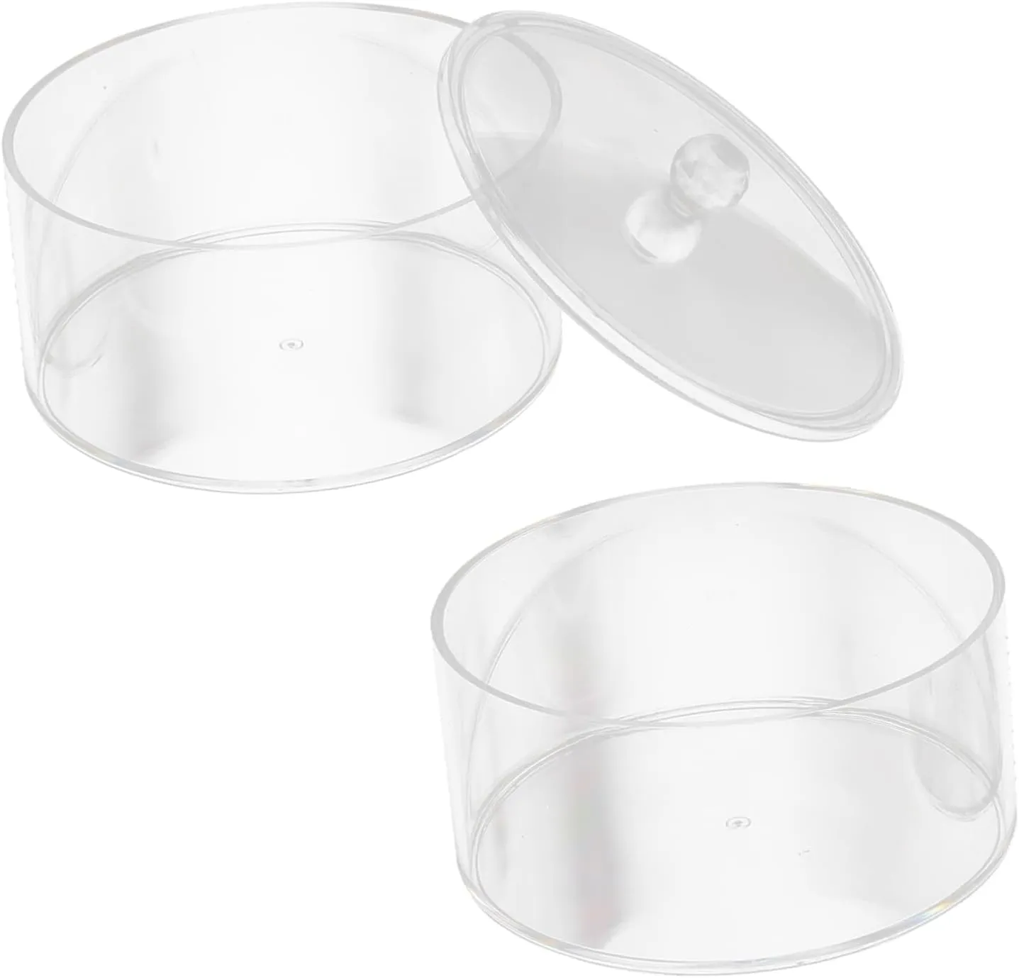 and Accessories GALPADA Stackable Acrylic Belt and Watch Organizer with zeal Lid Clear Jewelry Storage Box for Home Use Dresser Display Case for Belts Watches 