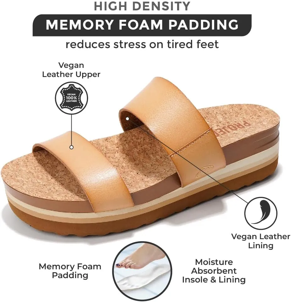 and Non-slip Perfect Beach cedar pilot tally shortly brittle delta Slides Project Cloud Fashion Womens Sandals - Memory Foam Insole and Comfortable Platform Sandals for Women 2025 - Lightweight 